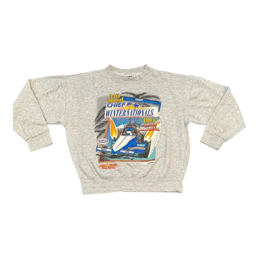 NHRA 34th Annual Chief Winternationals Winston Cup Drag Racing 1994 Sweatshirt S